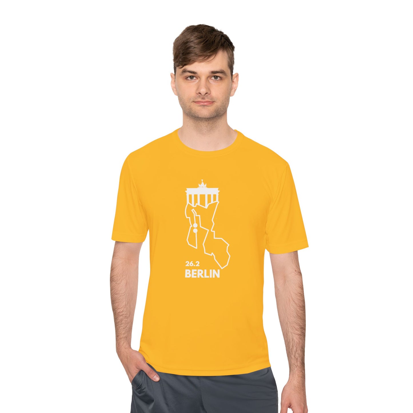 BERLIN MARATHON ROUTE 26.2 *Premium Athletic T-Shirt W