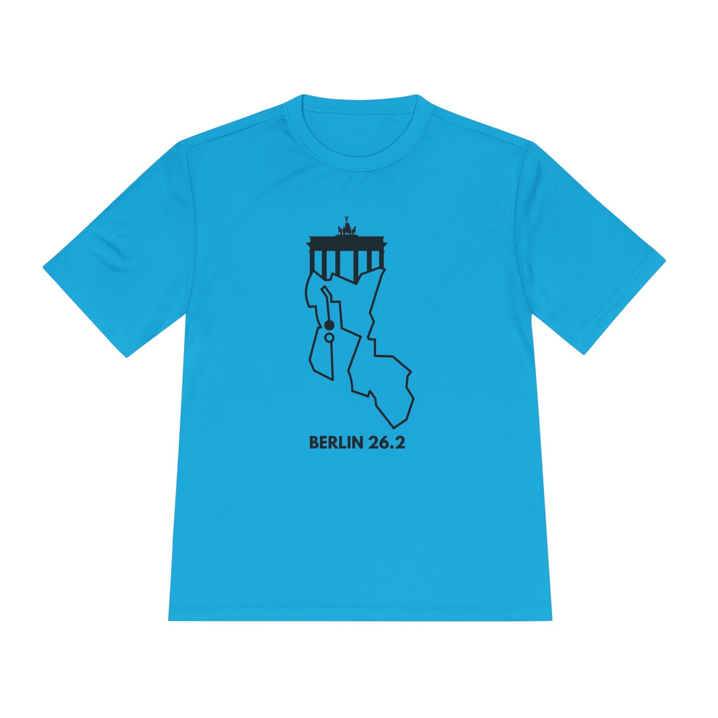 BERLIN MARATHON ROUTE 26.2 *Premium Athletic T-Shirt