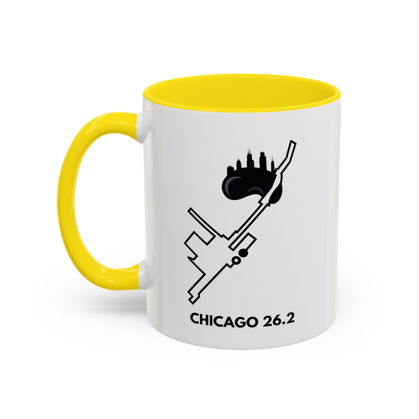 CHICAGO MARATHON ROUTE Mug