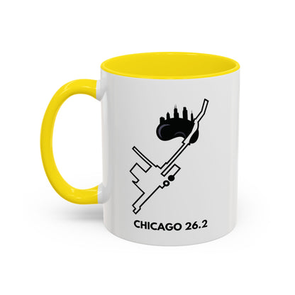 CHICAGO MARATHON ROUTE Mug
