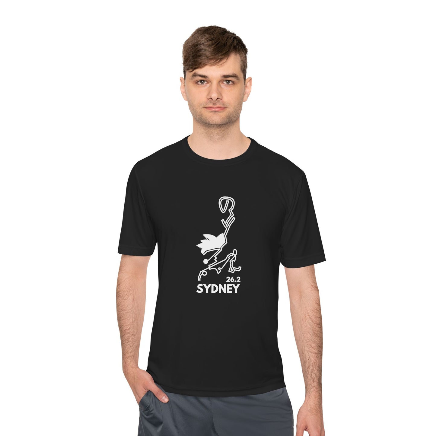 SYDNEY MARATHON ROUTE 26.2 *Premium Athletic T-Shirt W