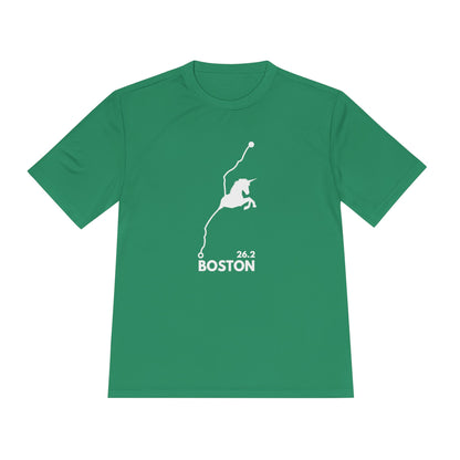 BOSTON MARATHON ROUTE 26.2 *Premium Athletic T-Shirt W