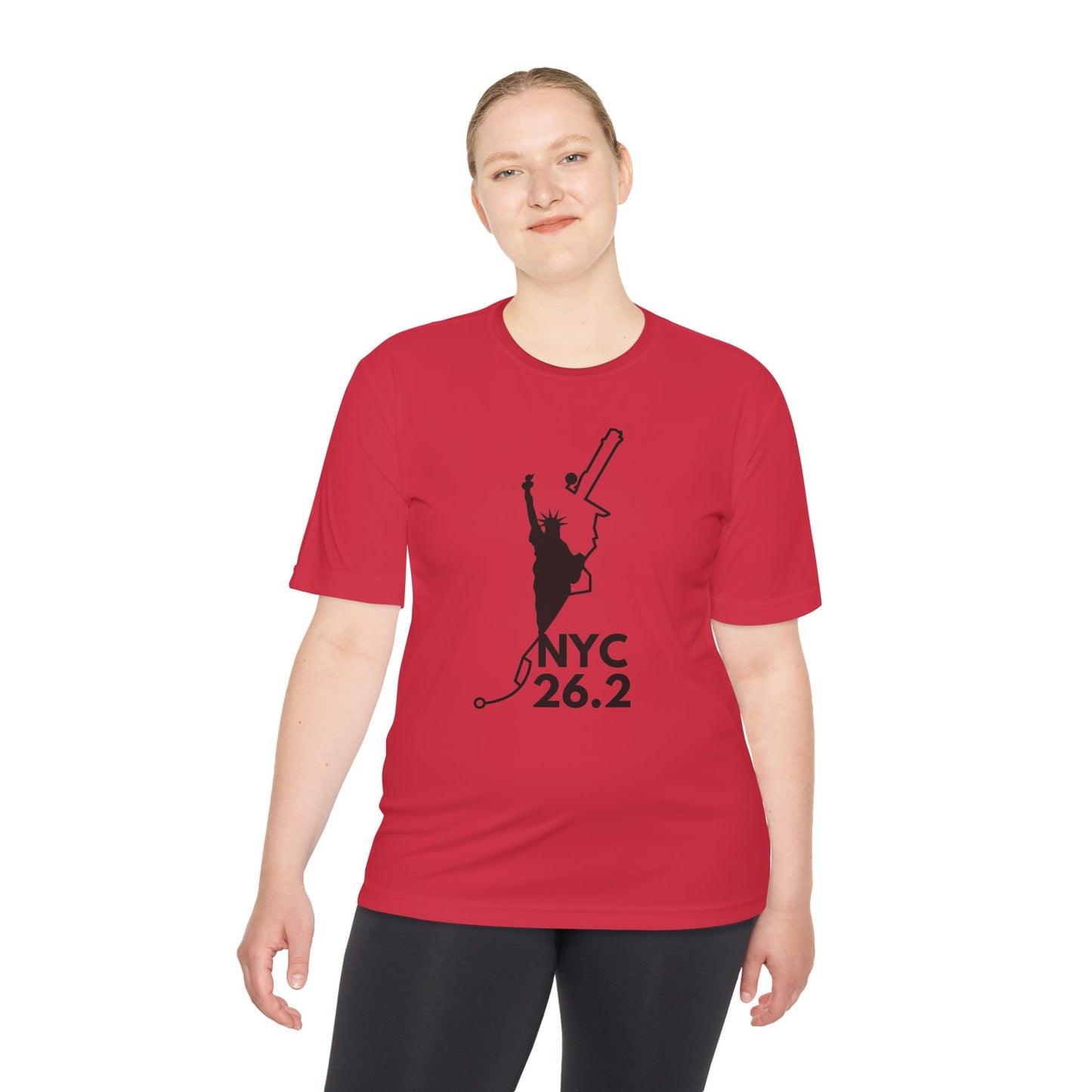 NYC MARATHON ROUTE 26.2 *Premium Athletic T-Shirt