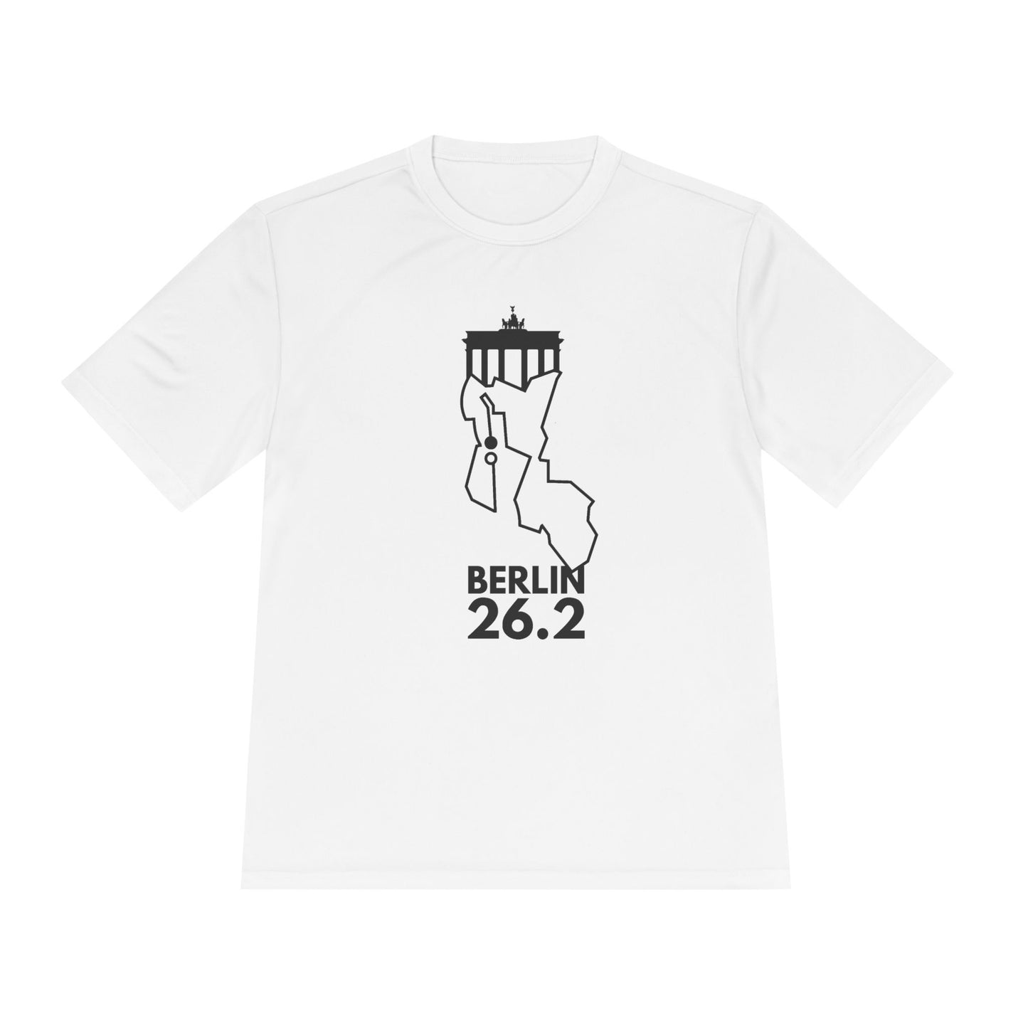 BERLIN MARATHON ROUTE 26.2 *Premium Athletic T-Shirt