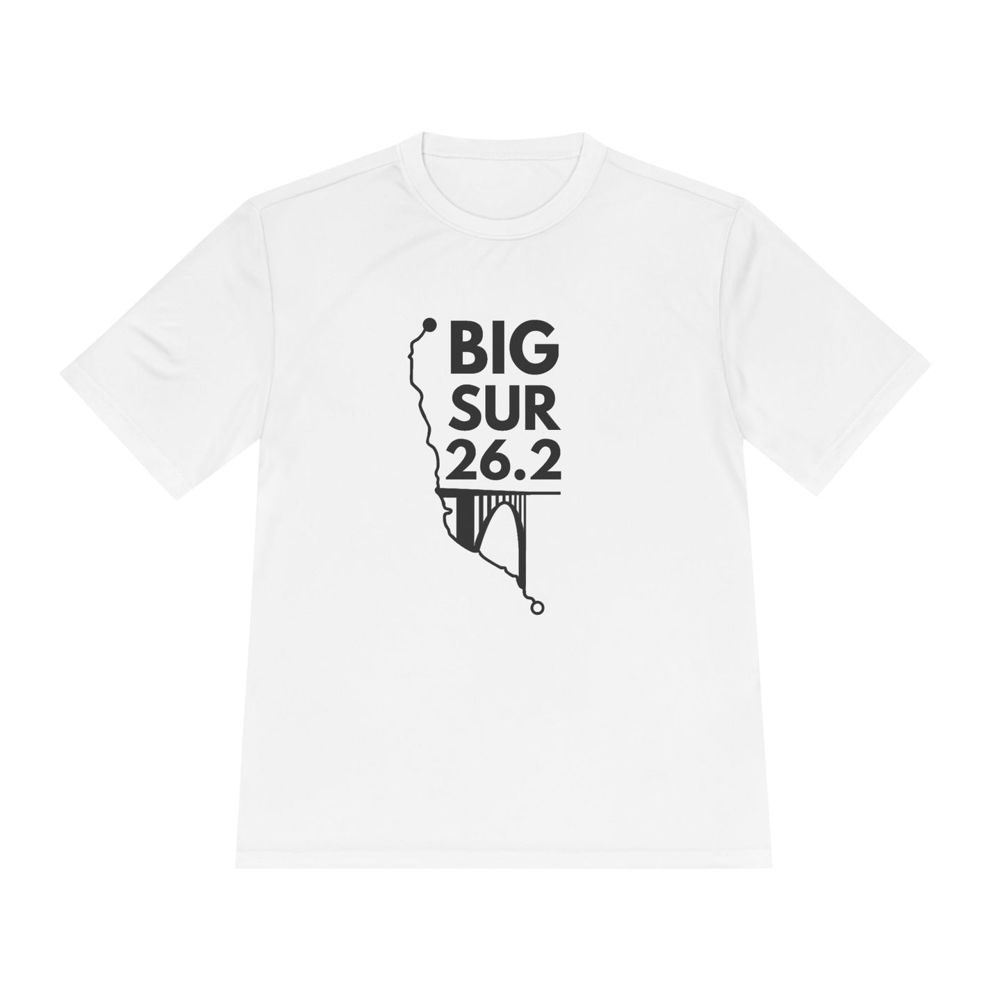 BIG SUR MARATHON ROUTE 26.2 - *Premium Athletic T-Shirt