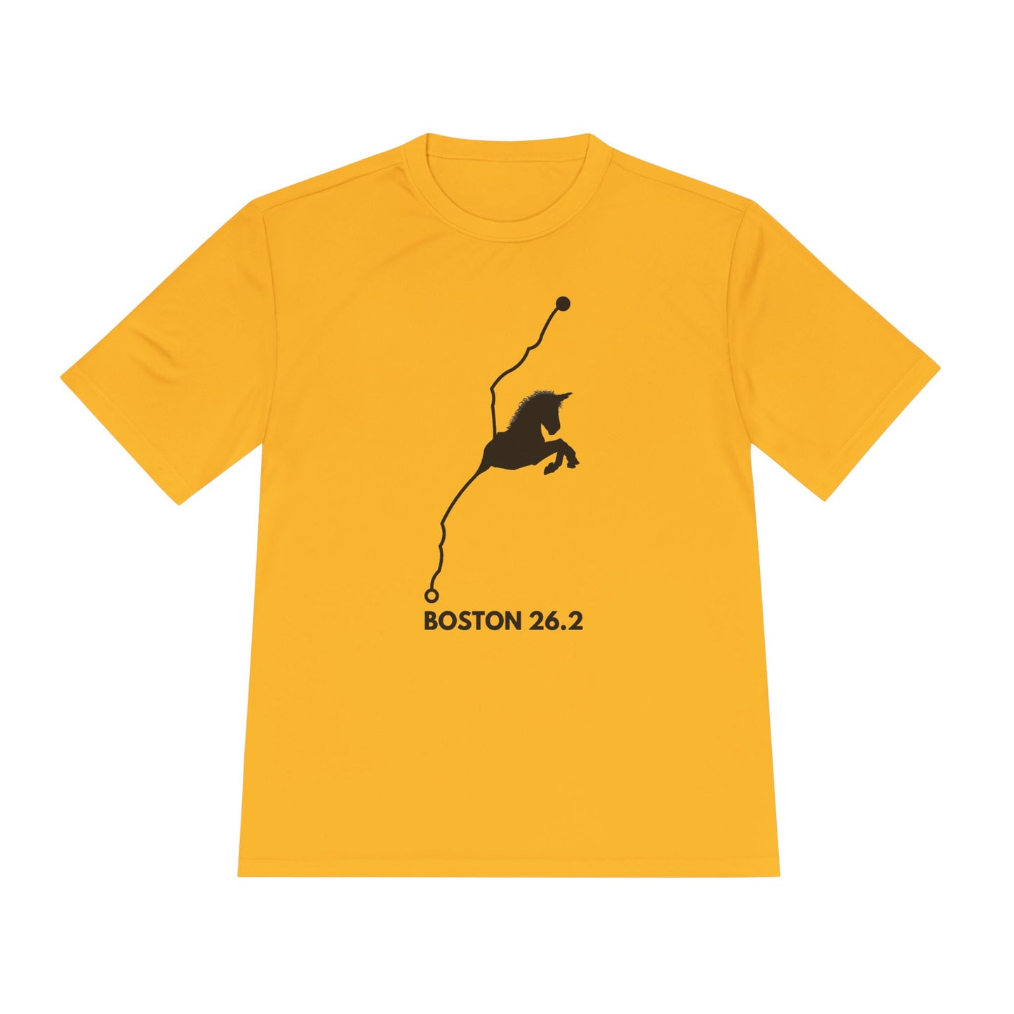 BOSTON MARATHON ROUTE 26.2 *Premium Athletic T-Shirt