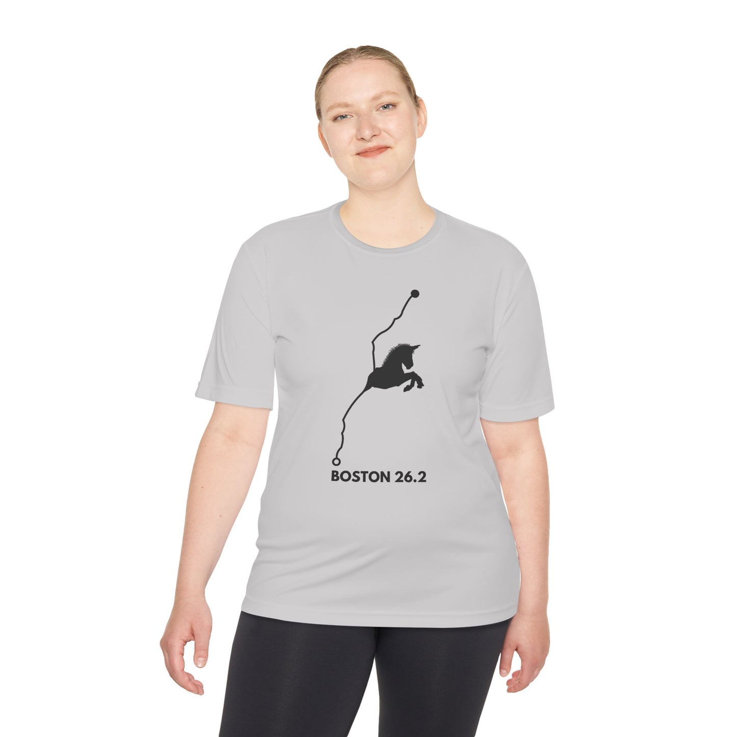 BOSTON MARATHON ROUTE 26.2 *Premium Athletic T-Shirt