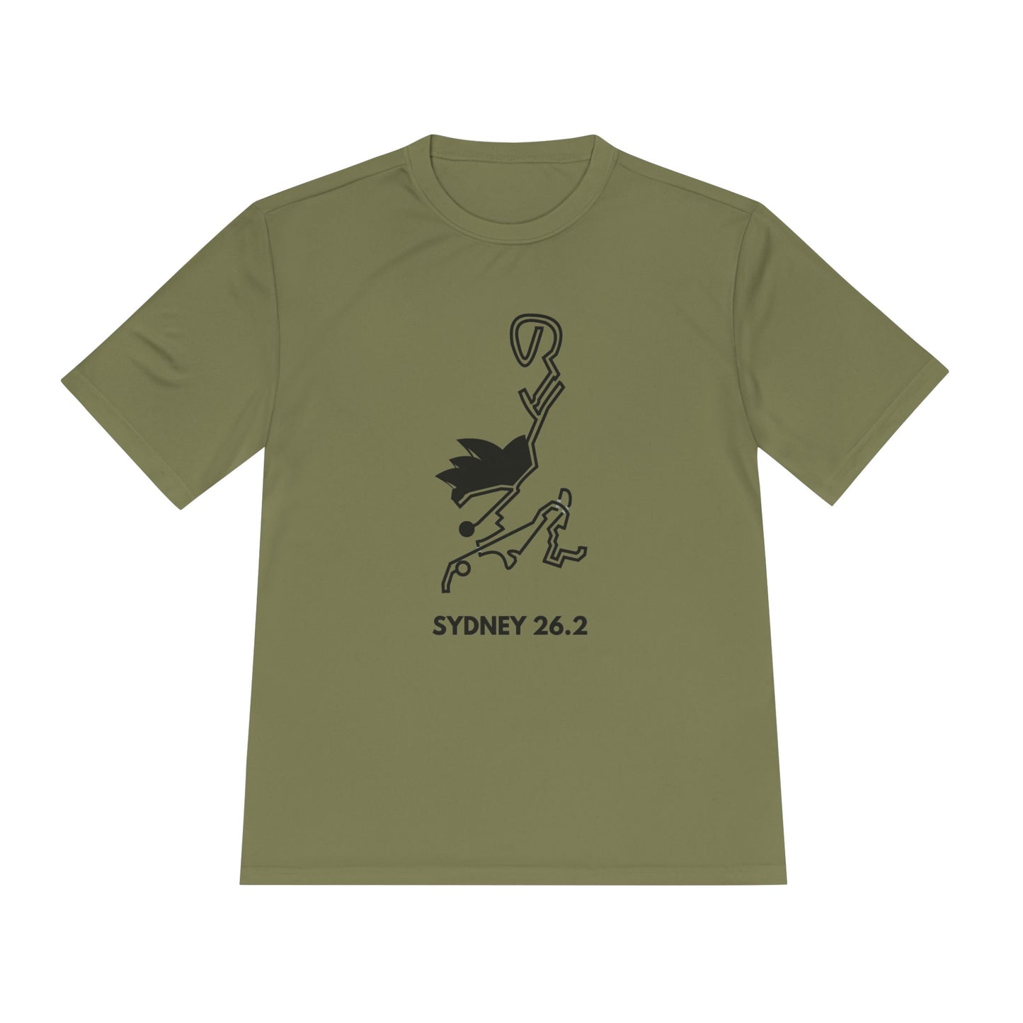 SYDNEY MARATHON ROUTE 26.2 *Premium Athletic T-Shirt