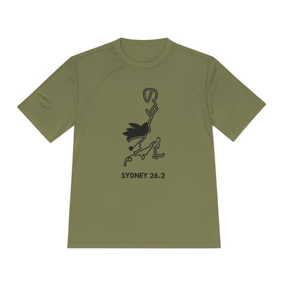 SYDNEY MARATHON ROUTE 26.2 *Premium Athletic T-Shirt