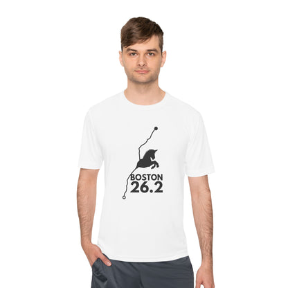 BOSTON MARATHON ROUTE 26.2 *Premium Athletic T-Shirt