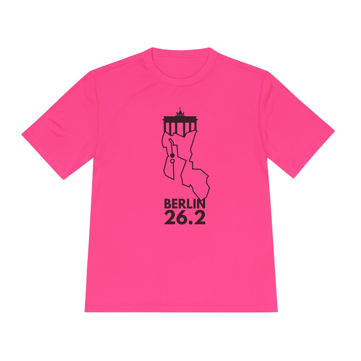 BERLIN MARATHON ROUTE 26.2 *Premium Athletic T-Shirt