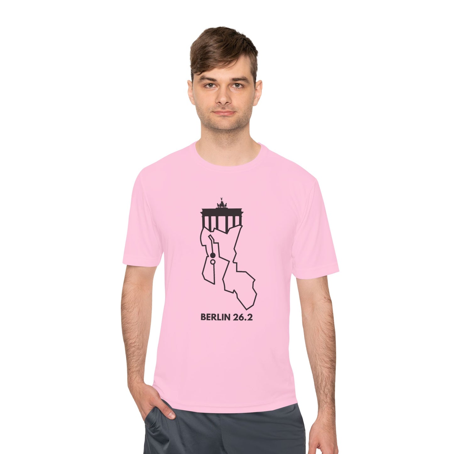 BERLIN MARATHON ROUTE 26.2 *Premium Athletic T-Shirt