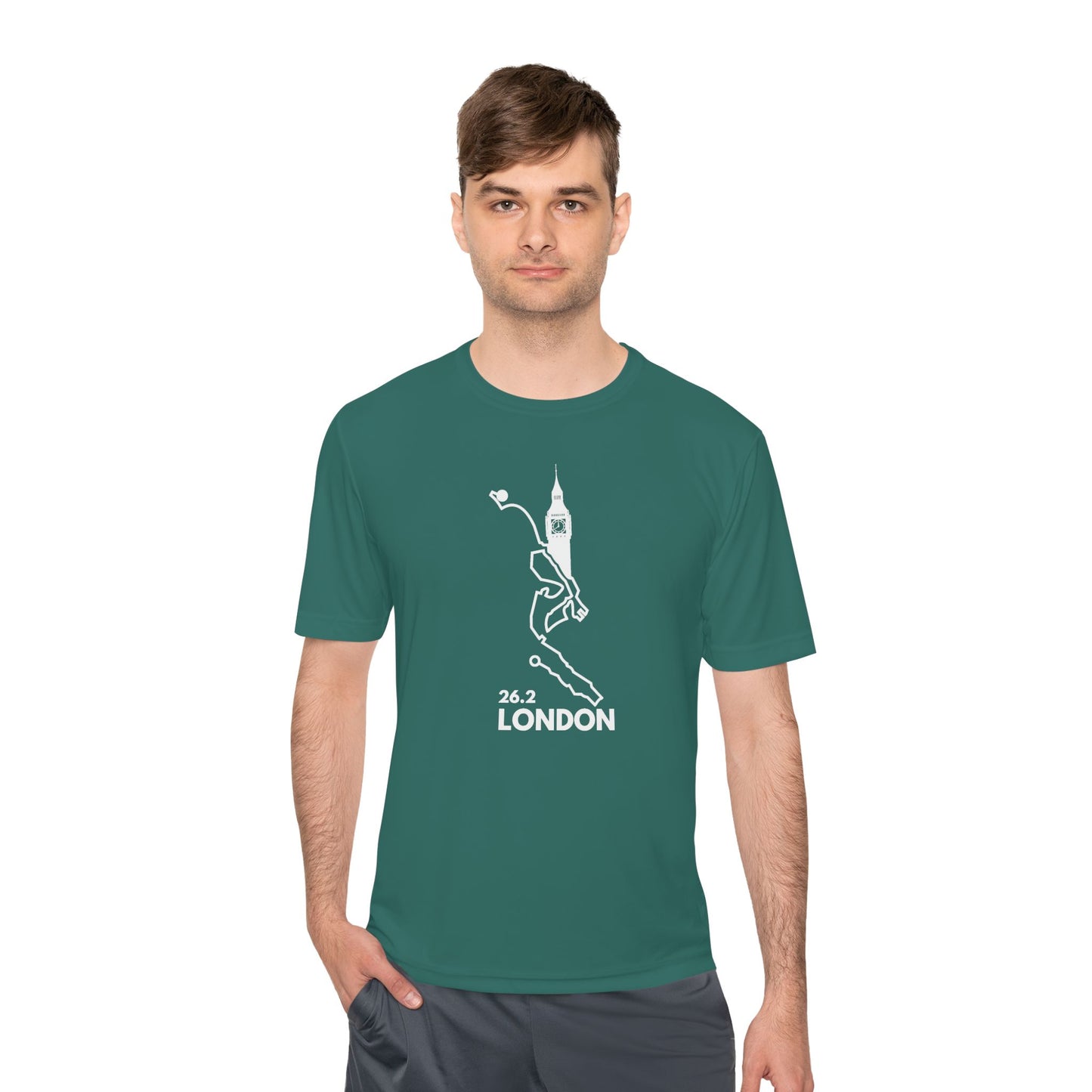 LONDON MARATHON ROUTE 26.2 - *Premium Athletic T-Shirt