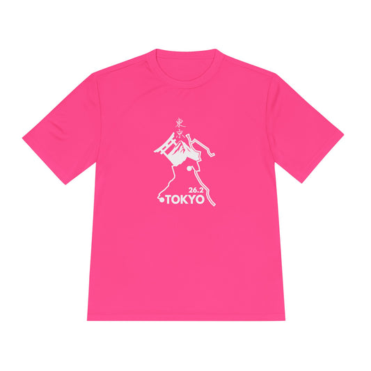 TOKYO MARATHON ROUTE *Premium Athletic T-Shirt W