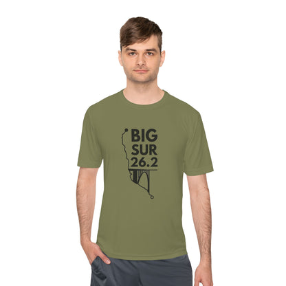 BIG SUR MARATHON ROUTE 26.2 - *Premium Athletic T-Shirt