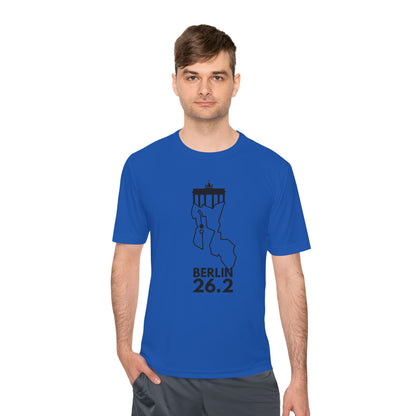 BERLIN MARATHON ROUTE 26.2 *Premium Athletic T-Shirt