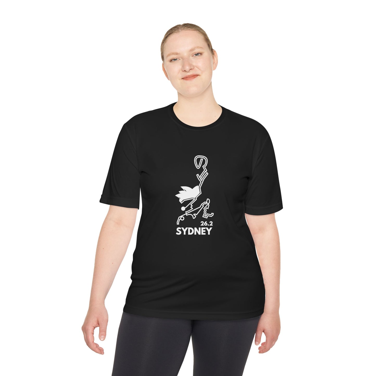 SYDNEY MARATHON ROUTE 26.2 *Premium Athletic T-Shirt W