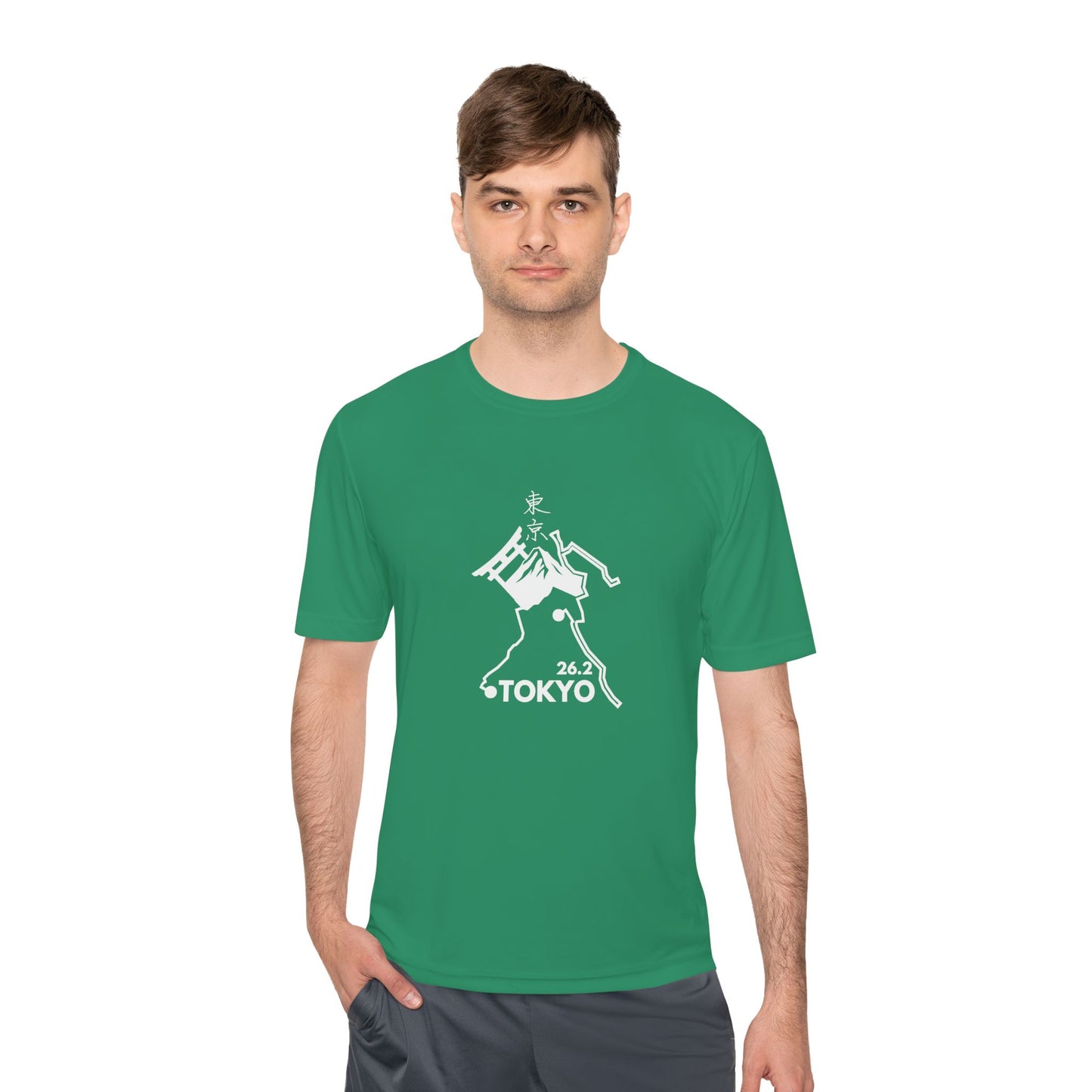 TOKYO MARATHON ROUTE *Premium Athletic T-Shirt W