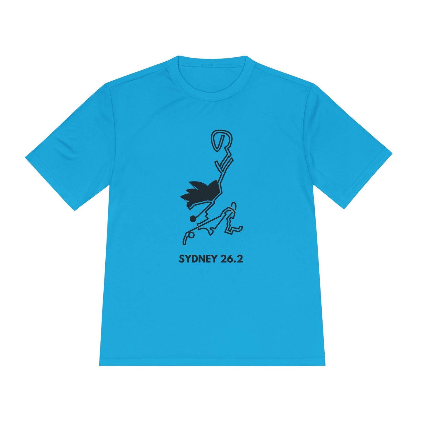 SYDNEY MARATHON ROUTE 26.2 *Premium Athletic T-Shirt