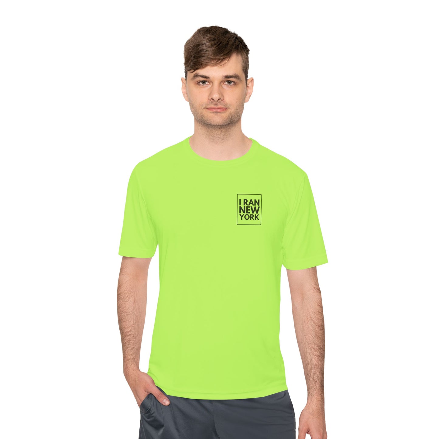 I RAN NY *Premium Athletic T-Shirt