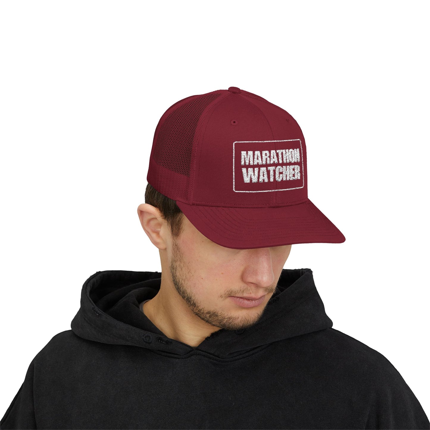 MARATHON WATCHER Snapback Dad/Mom Jokester Cap