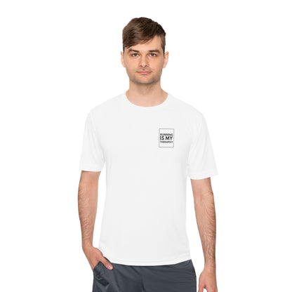 RUNNING IS MY THERAPY *Premium Athletic T-Shirt