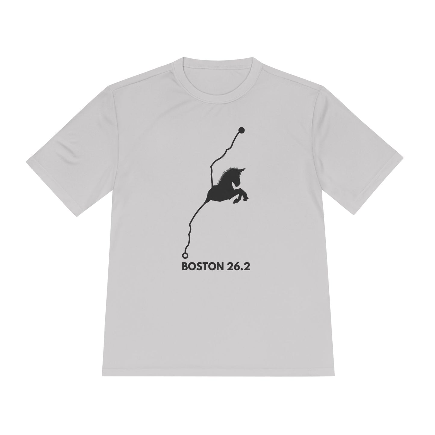 BOSTON MARATHON ROUTE 26.2 *Premium Athletic T-Shirt