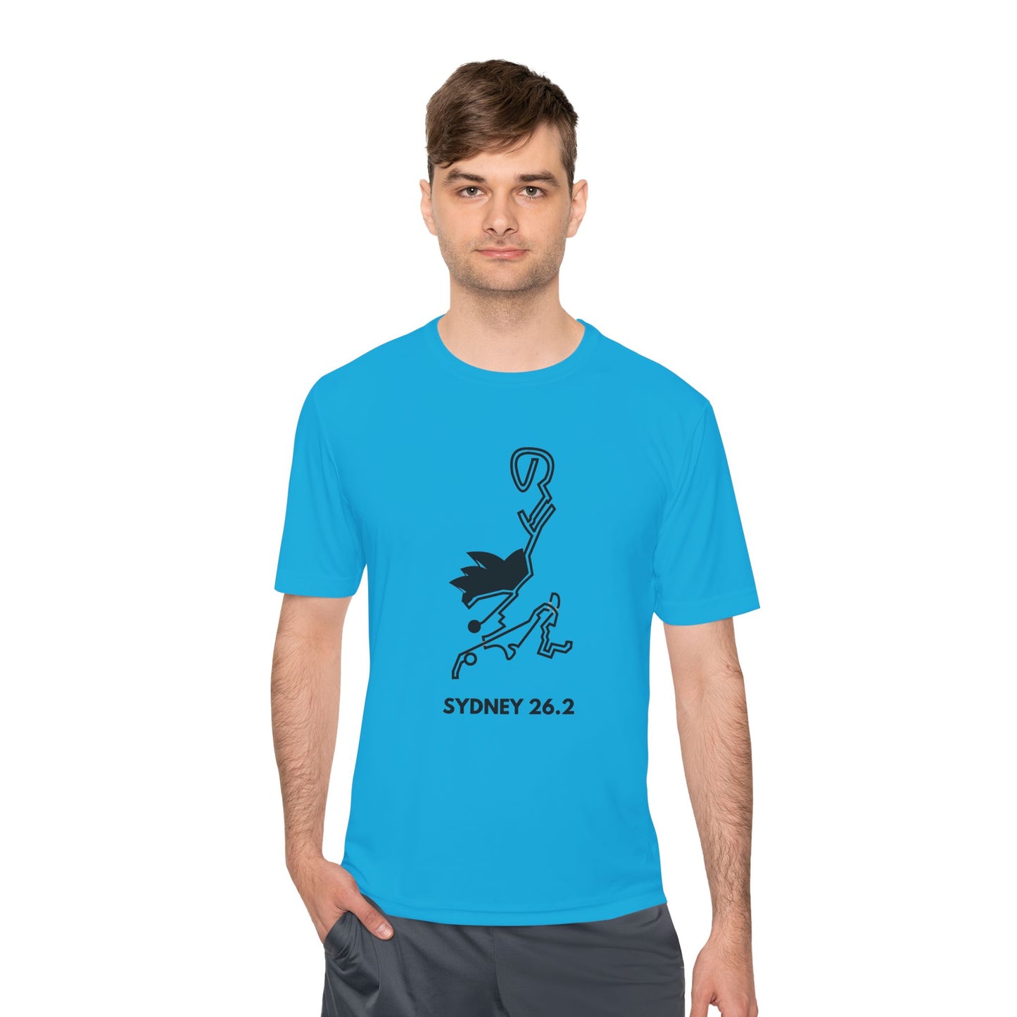 SYDNEY MARATHON ROUTE 26.2 *Premium Athletic T-Shirt