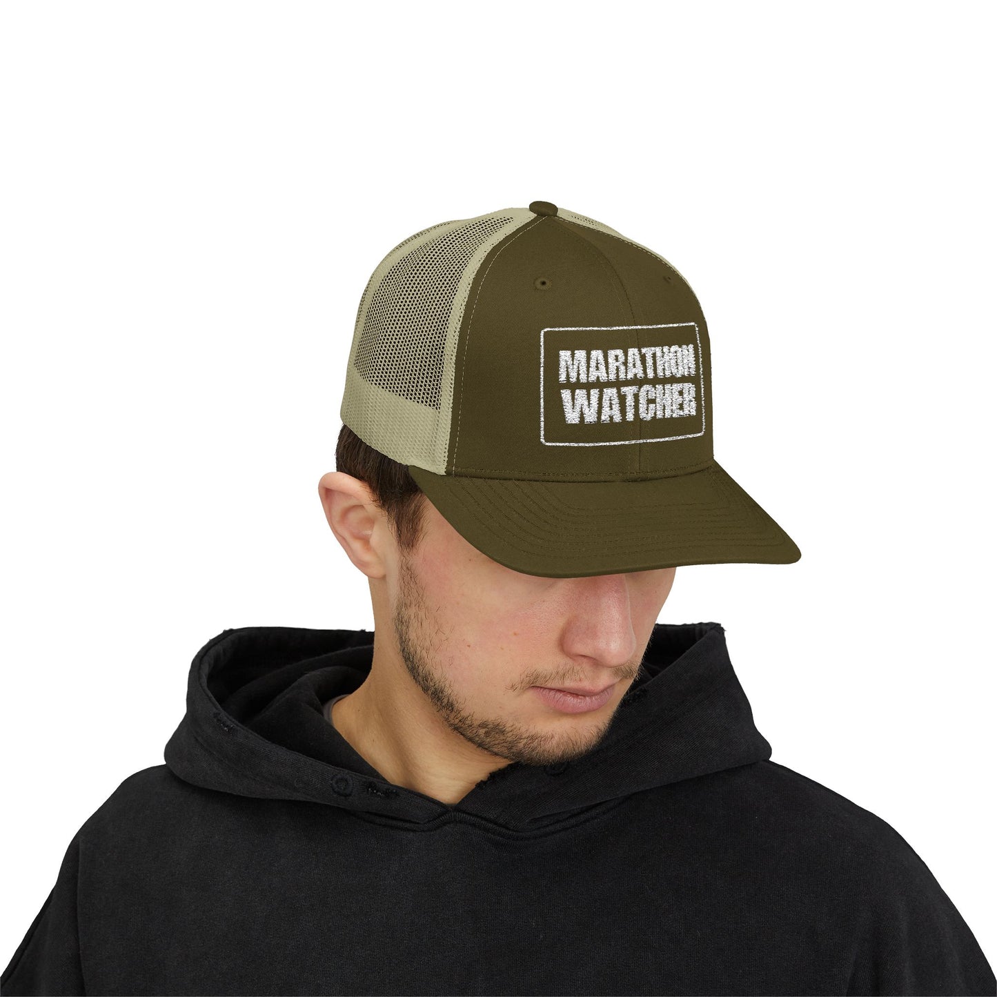 MARATHON WATCHER Snapback Dad/Mom Jokester Cap