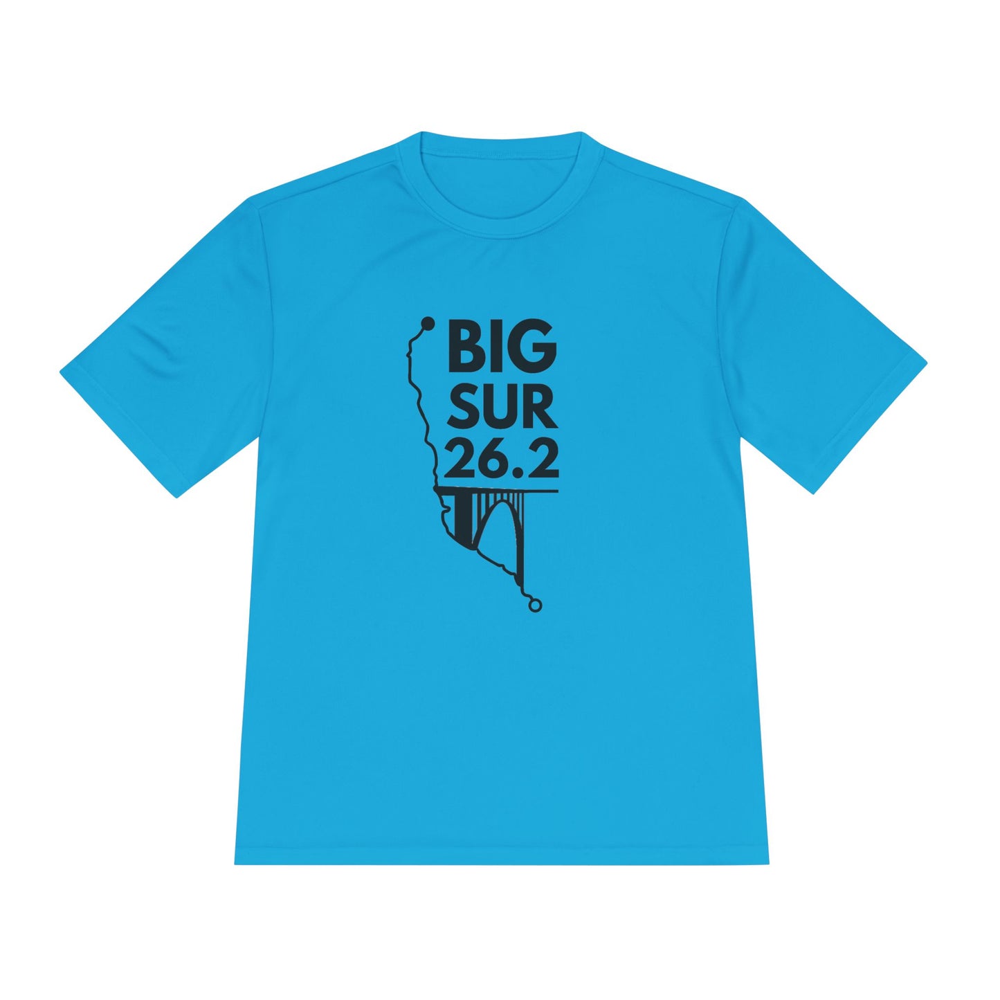 BIG SUR MARATHON ROUTE 26.2 - *Premium Athletic T-Shirt