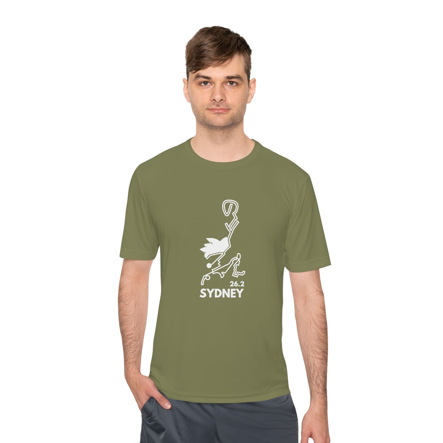 SYDNEY MARATHON ROUTE 26.2 *Premium Athletic T-Shirt W