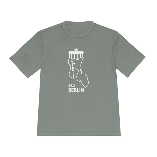BERLIN MARATHON ROUTE 26.2 *Premium Athletic T-Shirt W