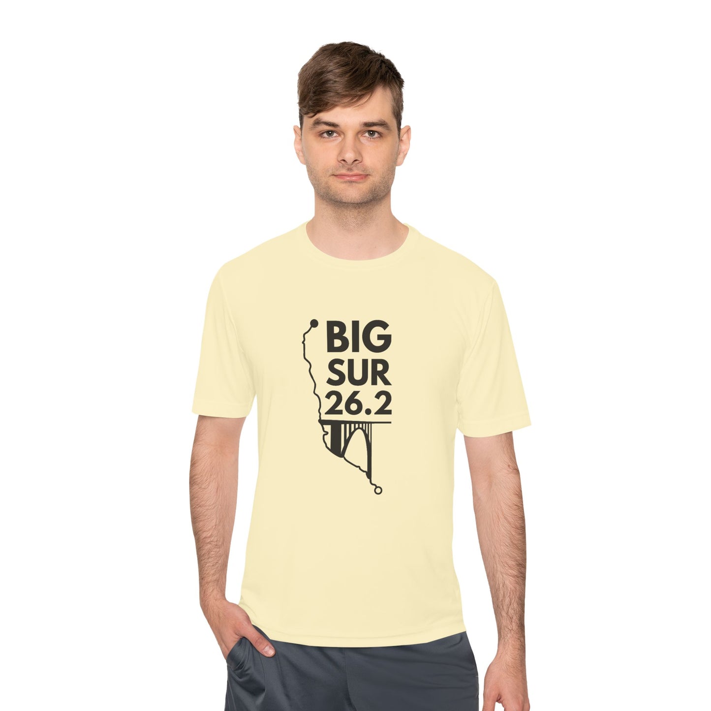 BIG SUR MARATHON ROUTE 26.2 - *Premium Athletic T-Shirt