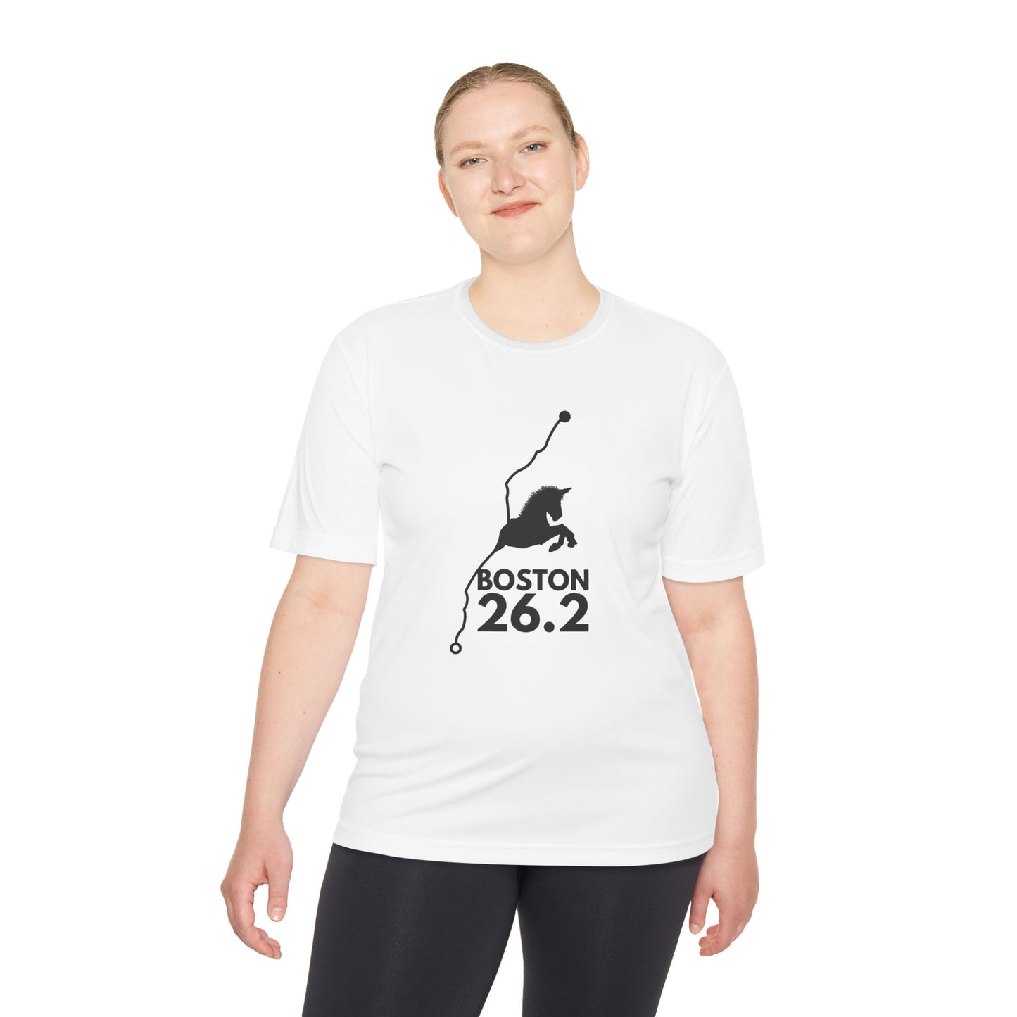 BOSTON MARATHON ROUTE 26.2 *Premium Athletic T-Shirt