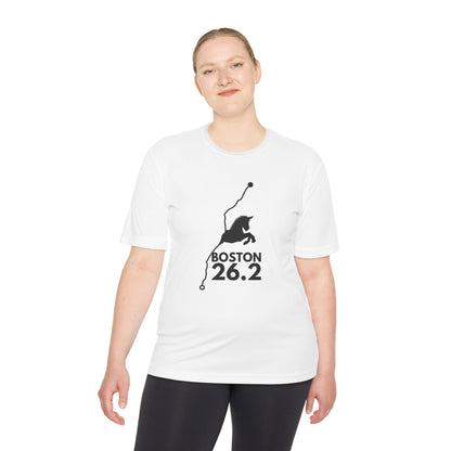 BOSTON MARATHON ROUTE 26.2 *Premium Athletic T-Shirt