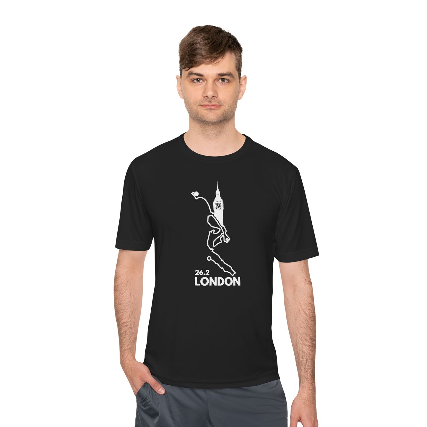 LONDON MARATHON ROUTE 26.2 - *Premium Athletic T-Shirt