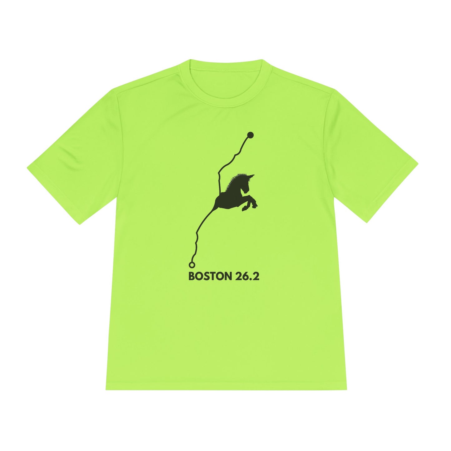 BOSTON MARATHON ROUTE 26.2 *Premium Athletic T-Shirt