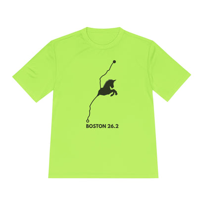 BOSTON MARATHON ROUTE 26.2 *Premium Athletic T-Shirt