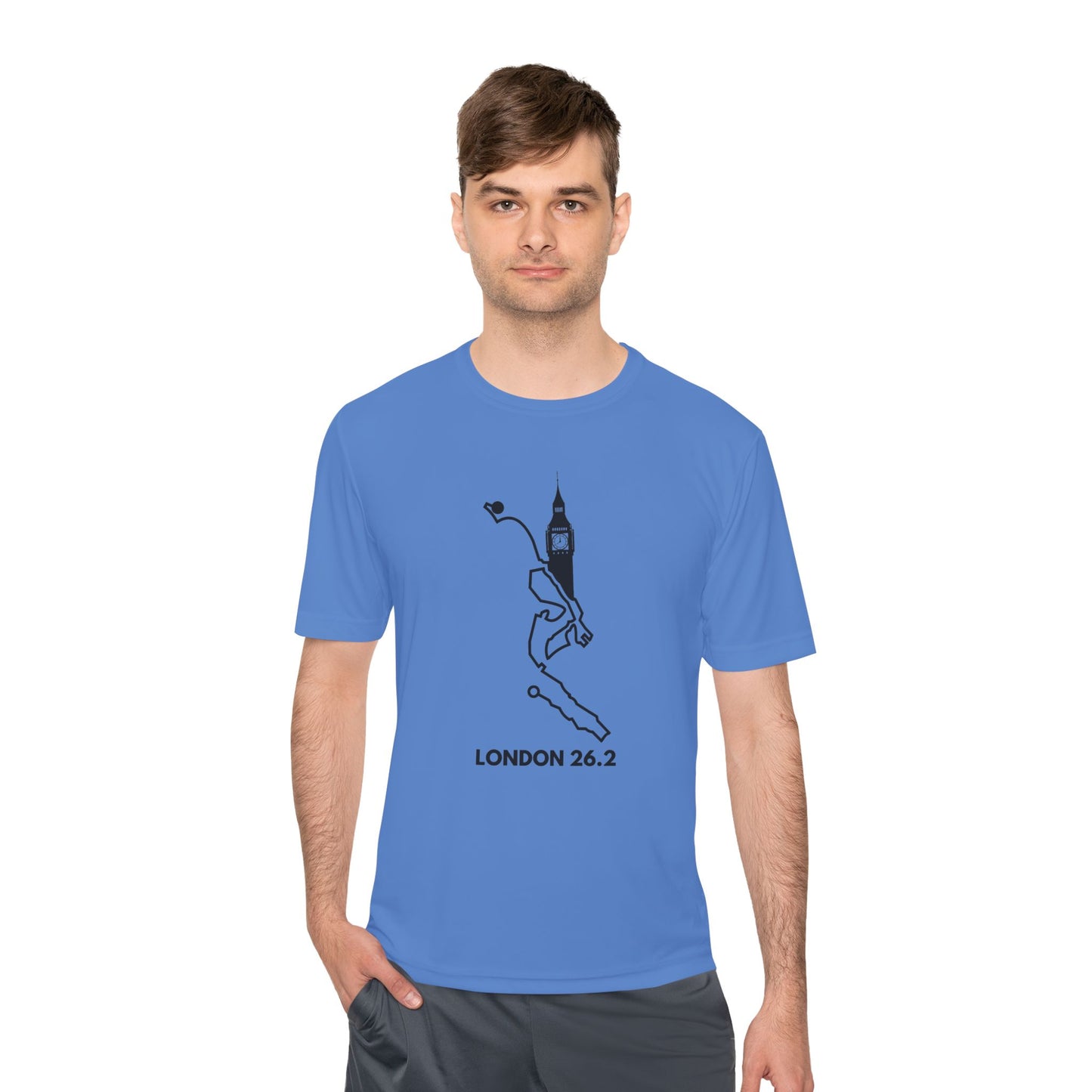 LONDON MARATHON ROUTE 26.2 - *Premium Athletic T-Shirt