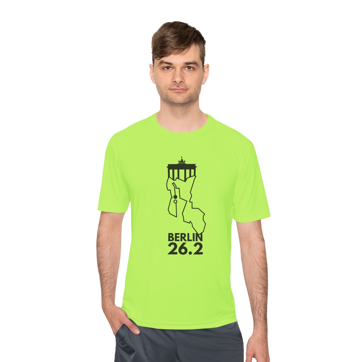 BERLIN MARATHON ROUTE 26.2 *Premium Athletic T-Shirt