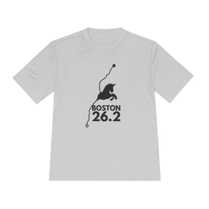 BOSTON MARATHON ROUTE 26.2 *Premium Athletic T-Shirt