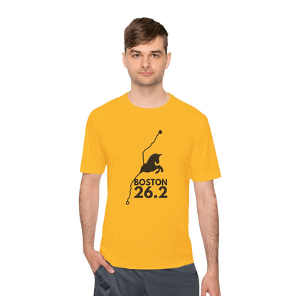 BOSTON MARATHON ROUTE 26.2 *Premium Athletic T-Shirt