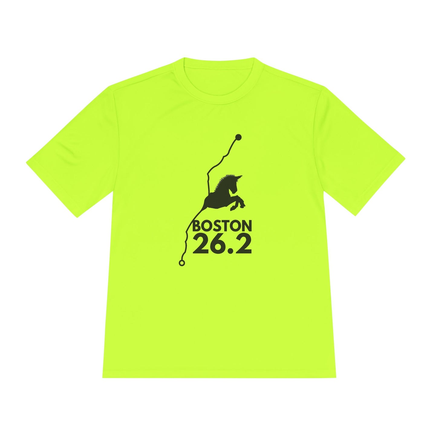 BOSTON MARATHON ROUTE 26.2 *Premium Athletic T-Shirt