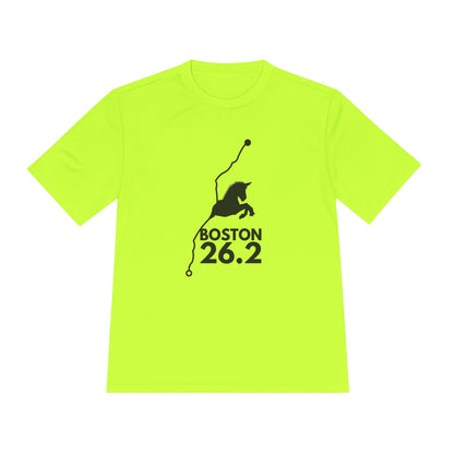 BOSTON MARATHON ROUTE 26.2 *Premium Athletic T-Shirt