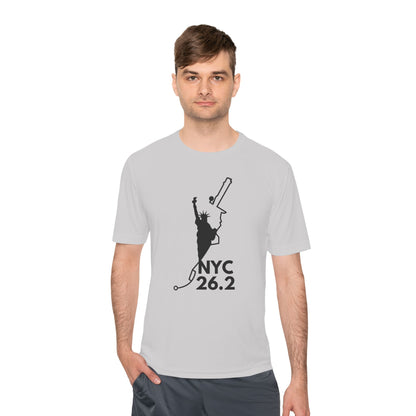 NYC MARATHON ROUTE 26.2 *Premium Athletic T-Shirt