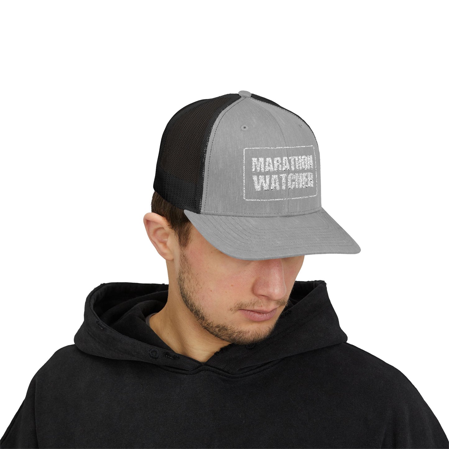 MARATHON WATCHER Snapback Dad/Mom Jokester Cap