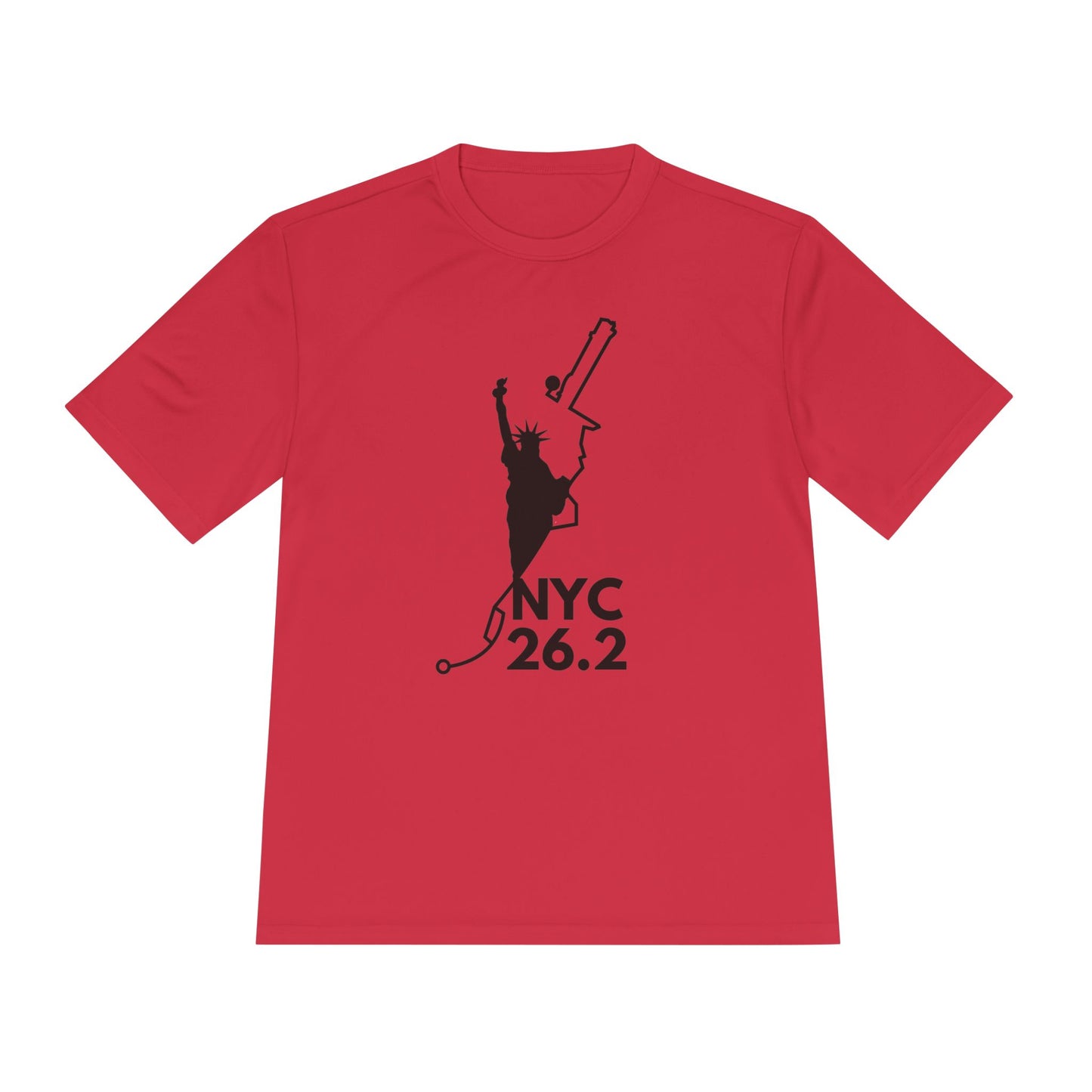 NYC MARATHON ROUTE 26.2 *Premium Athletic T-Shirt