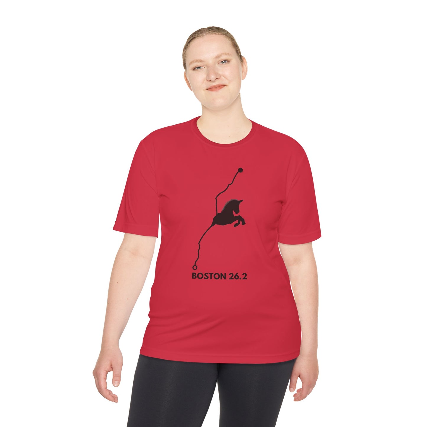 BOSTON MARATHON ROUTE 26.2 *Premium Athletic T-Shirt
