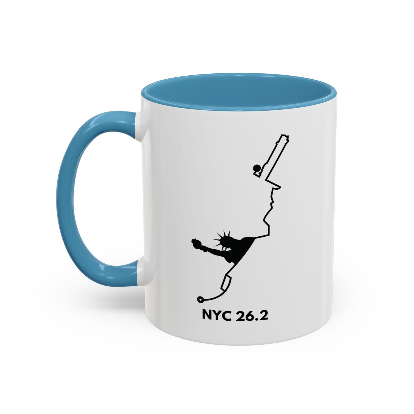 NYC MARATHON ROUTE Mug