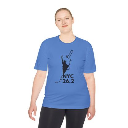 NYC MARATHON ROUTE 26.2 *Premium Athletic T-Shirt